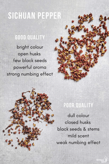 image of quality of Szechuan peppercorn