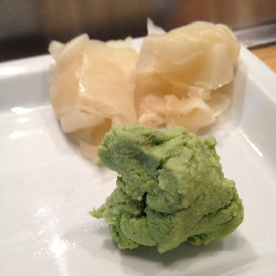 imitation wasabi and ginger